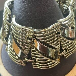 Chic Gold-Tone Statement Bracelet